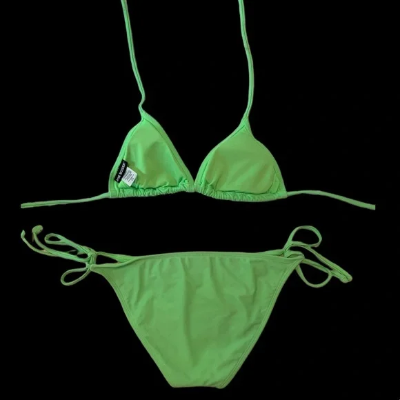 Neon String Bikini Set - Picture 2 of 5